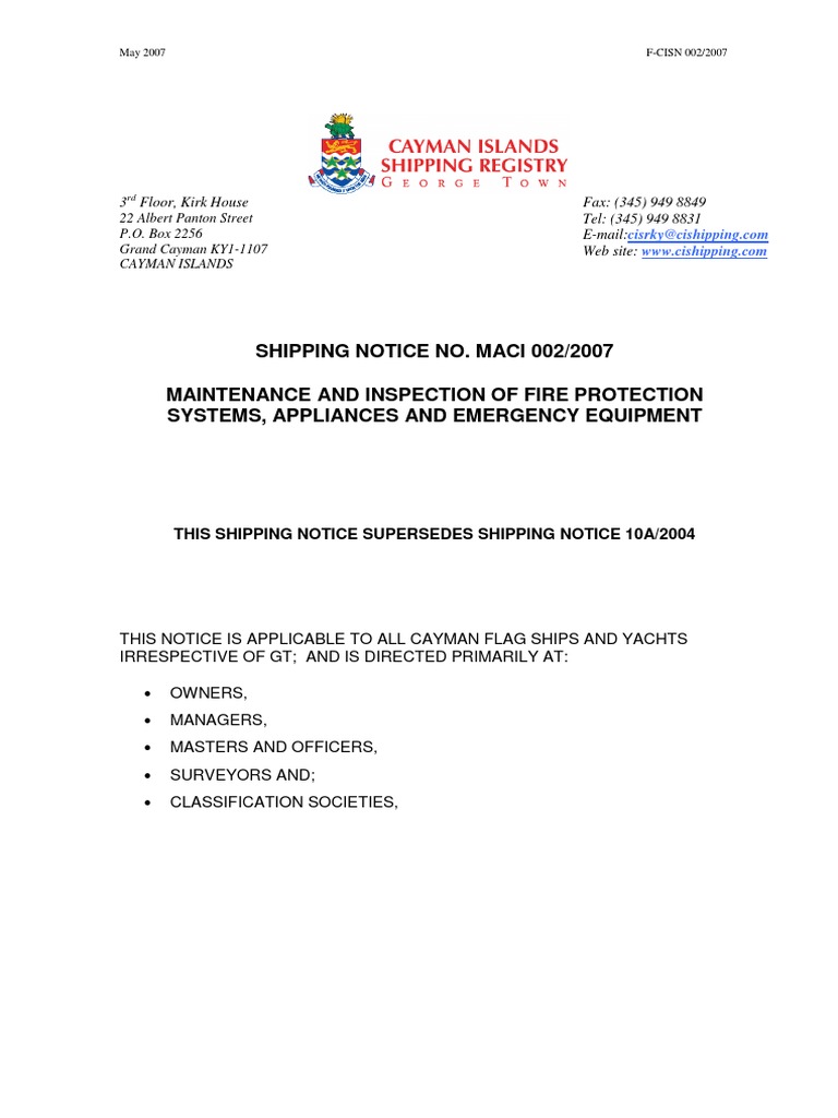 Emergency System Maintenance FFA | PDF | Fire Sprinkler System ...