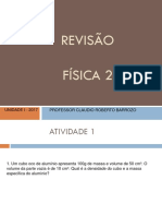 Revisão Fisca 2 Unidade 1 2017