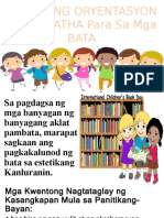 Pilipinong Oryentasyon Sa Pagkatha para Sa Mga Bata