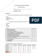 Autoevaluación - Taller de Competencias Para El Aprendizaje