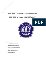 Laporan Tugas Sejarah Peminatan