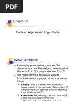 Boolean Algebra and Logic Gates