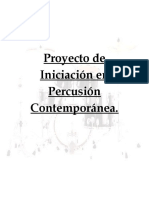 Proyecto de Percusión