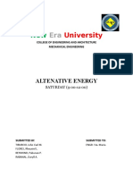 University: Altenative Energy
