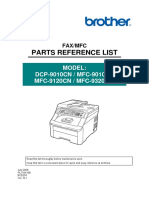 Parts Reference List: Model: DCP-9010CN / MFC-9010CN MFC-9120CN / MFC-9320CW