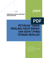 Cover Juknis PHBS SEKOLAH Di Jawa Barat