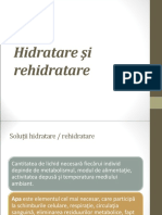 Curs III - Hidratare Și Rehidratare