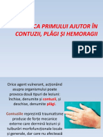 Curs IX- Contuzii, Plagi, Hemoragii