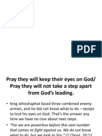 Pray for God's wisdom and guidance for church leaders