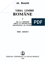 Al Rosetti Istoria Limbii Romane