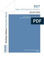 037 Triagem Nutricional em Pediatria 07082014