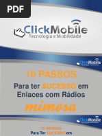 Passos para Ter Sucesso em Enlaces Com Radios Mimosa