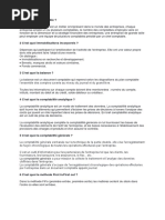 76 Questions Comptabilité Pour Préparation