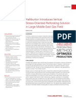 VerticalStress Oriented Perforating Large Middle East Gas Field