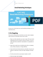 6 Hot New Email Marketing Techniques - Marketing and Growth Hacking