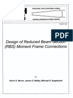 Design of Reduced Beam Section Moment Frame Connection