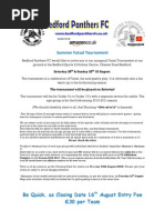 Download Summer 2010 Futsal Tournament Application Form by gregg8164 SN35342654 doc pdf