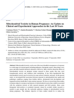 Mitochondrial Toxicity in Human Pregnancy: An Update On Clinical and Experimental Approaches in The Last 10 Years