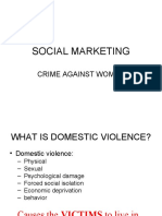 Social Marketing: Crime Against Women