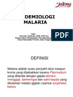 Epidemiologi Malaria