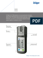 Dräger X-Am 5000 Multi-Gas Detection: Entradas de Gases