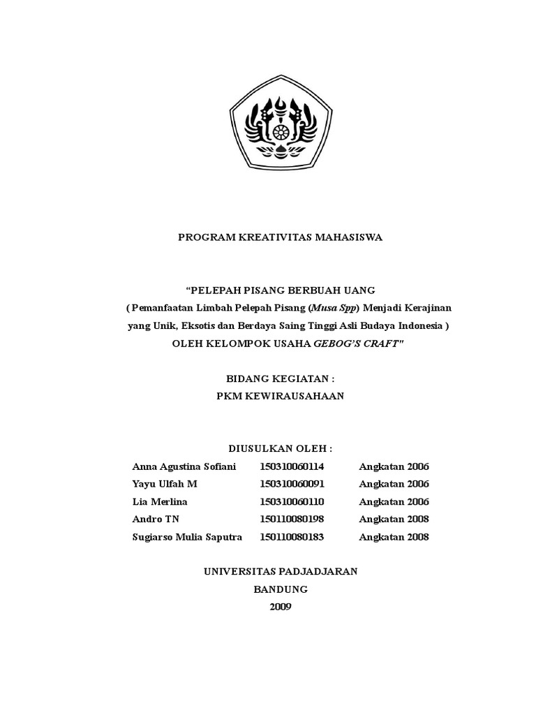 Proposal PKM K Pisang