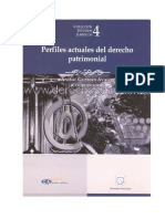 Perfiles Actuales Del Derecho Patrimonial