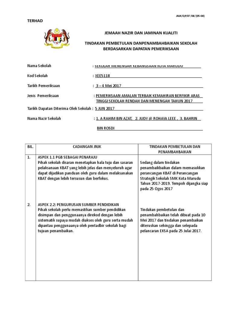 Borang Jemaah Nazir Pdf