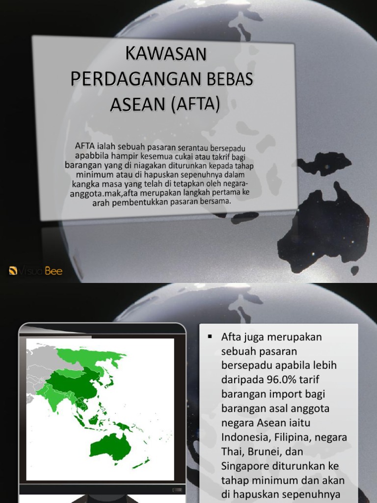 Kawasan Perdagangan Bebas Asean Afta Visualbee Pdf