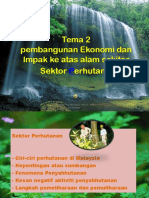 Geografi STPM 9422 Tema 2 Sektor Perhutanan