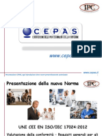 Presentazione Della Norma ISO-IEC 17024-2012 - Colferai