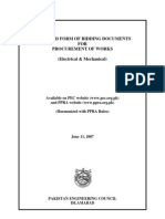 Standard Form of Bidding Documents (EM)