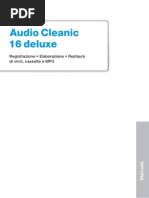 Download Manuale Italiano MAGIX Audio Cleanic Deluxe by a4629233 SN35344555 doc pdf
