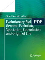 Pierre Pontarotti Eds. Evolutionary Biology Genome Evolution, Speciation, Coevolution and Origin of Life