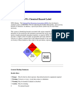 Chemical Hazard Label