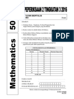 Kertas Soalan Matematik