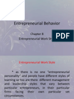 Entrep Behavior Chapter 8