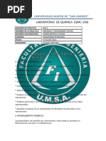 Laboratorio de Quimica -1 Umsa