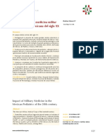 Repercusión de La Medicina Militar en La Pediatría Mexicana Del Siglo XX PDF