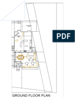 Ground floor plan with dimensions