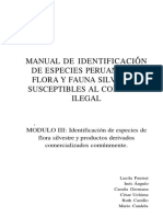 4d8140f161229 MODULO III Identificacion de Especies de Flora Silvestre y Productos Derivados Comercializados Co