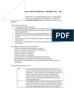 Assignment 2: Professional Development Portfolio and Reflection 3000-3500 Words 60%