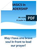 Basics in Leadership Edc