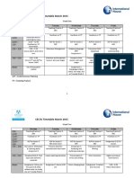 Course Timetable C1 2015 HCMC