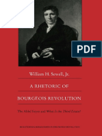 William H Sewell Jr. a Rhetoric of Bourgeois Revolution the Abbé Sieyes and What is the Third Estate