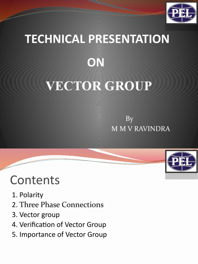Transformer Vector Group PDF Electric Power