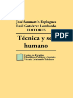 Tecnica y Ser Humano Previo 2