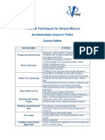 Practical Techniques For Sur Pac Macros Outline