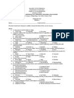 Diagnostic Test MAPEH 7