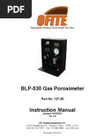 BLP 530 Gas Porosimeter127 20 - Instructions